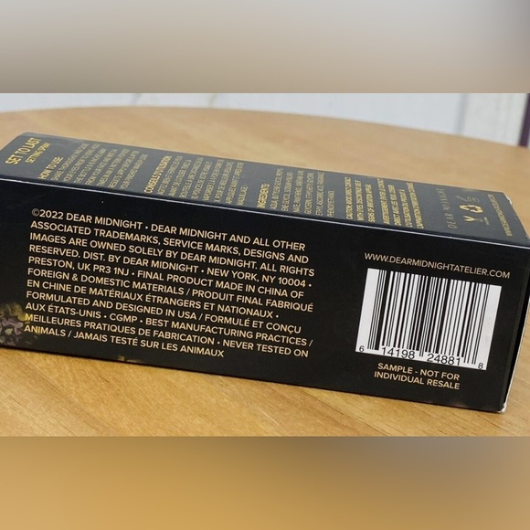 Dear Midnight Set to Last Setting Spray 2.02 fl oz 60 ml Full Size NIB - Picture 6 of 6